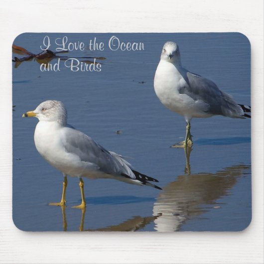 Seagulls Mousepad Muismat (Voorkant)