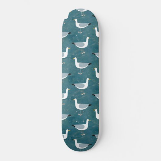 Seagulls Nautical Skateboard (Voorkant)