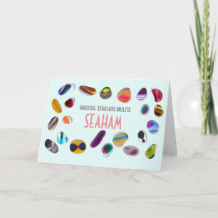Seaham Seaglass Multis Card Kaart