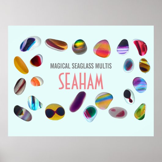 Seaham Zee Glass Multis Poster (Voorkant)