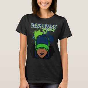 Seahawks Meisje Sport Fan Team Spirit T-shirt