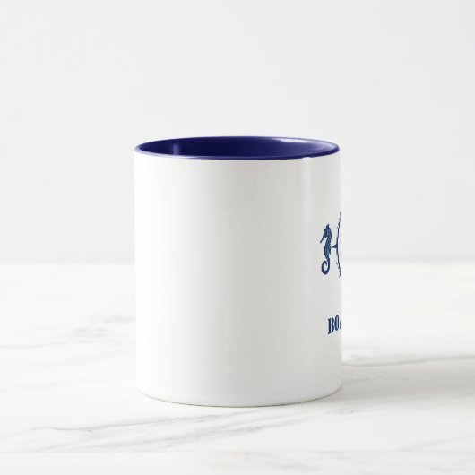 Seahorse Anchor Bootnaam toevoegen Mok sh0a (Midden)
