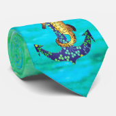 Seahorse & Anchor Stropdas (Opgerold)