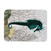 SeaHorse and Zee Urchins 2 Magneet (Horizontaal)