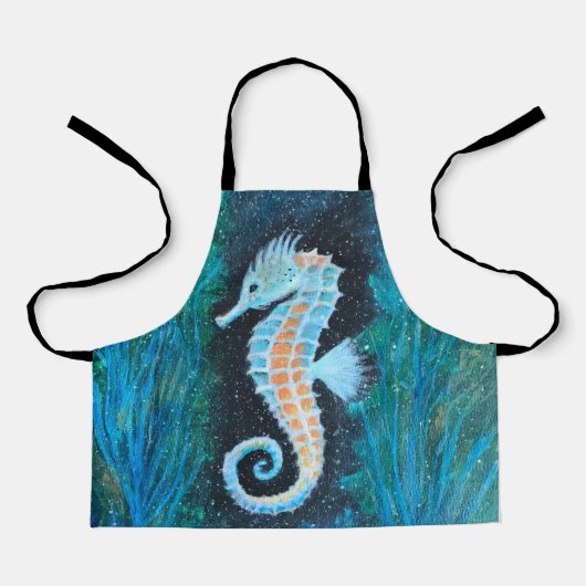 Seahorse apron for child schort (Voorkant)
