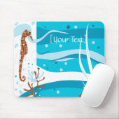 Seahorse Aquatic Aqua Mousepad Muismat (Met muis)