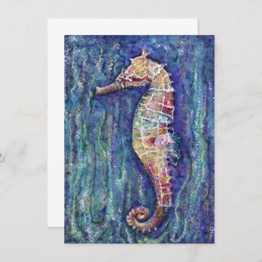 Seahorse Art, Cartes de notes vierges (Devant / Derrière)