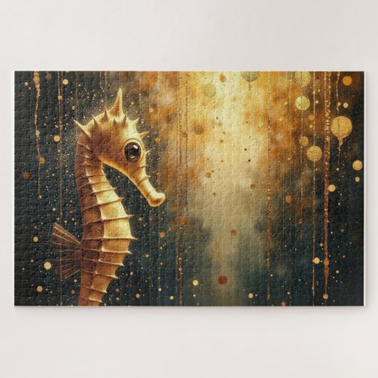seahorse art legpuzzel (Horizontaal)