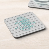 Seahorse Beach House Dessous de verre - Ensemble d (Côté gauche)