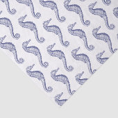 Seahorse Beach Thema - Blauw Tissuepapier (Detail)