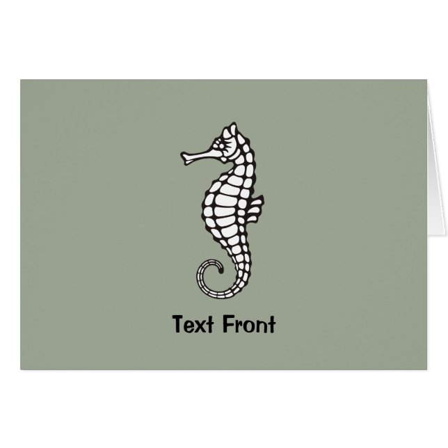 Seahorse Black (Voorkant Horizontaal)