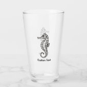 Seahorse Black Glas (Achterkant)