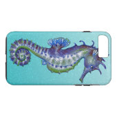 Seahorse Blue Case-Mate iPhone Case (Achterkant (Horizontaal))