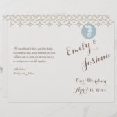 Seahorse Blue Classic Nautical Elegant (Voorkant / Achterkant)