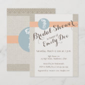 Seahorse Blue Classic Nautical Elegant Kaart (Voorkant / Achterkant)