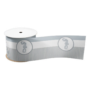 Seahorse Blue Classic Nautical Elegant Lint
