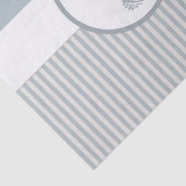 Seahorse Blue Classic Nautical Elegant Tissuepapier (Detail)