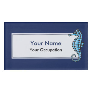 Seahorse Blue Naambadge