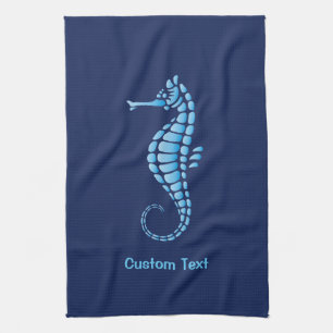 Seahorse Blue Theedoek