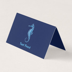 Seahorse Blue Visitekaartjes