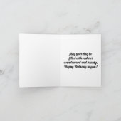 Seahorse Bonne Carte de voeux d'anniversaire (Intérieur)