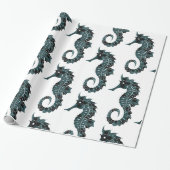 Seahorse Cadeaupapier (Uitgerold)
