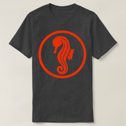 Seahorse cirkel t-shirt (Design voorkant)