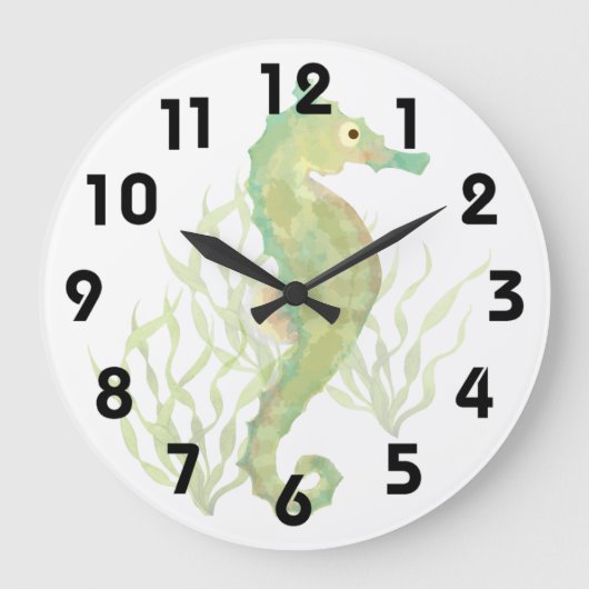 Seahorse Clock Grote Klok (Voorkant)