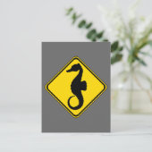 Seahorse Crossing! Briefkaart (Staand voorkant)