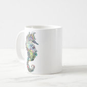Seahorse, De La Peinture Originale, Mug Seahorse (Devant gauche)