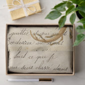 Seahorse en Script Decoupage Tissuepapier (Geschenk)