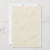 Seahorse Faire-part de mariage (Dos)