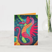 Seahorse Folded Note Kaart (Voorkant)