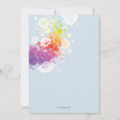 Seahorse Frame Photo Anniversaire Fête Invitation (Dos)