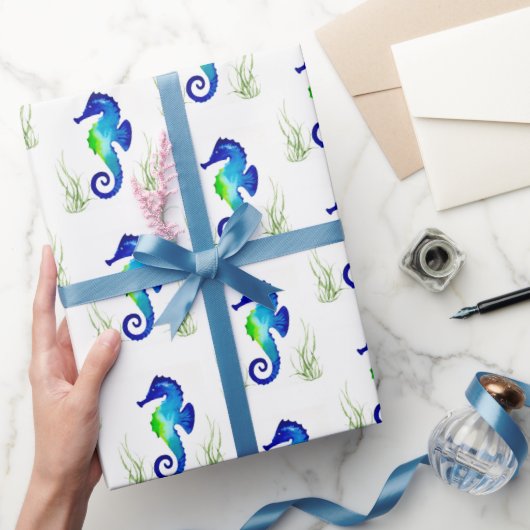 Seahorse Gift Wrap Cadeaupapier (Geschenken)