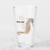 Seahorse Glas (Achterkant)