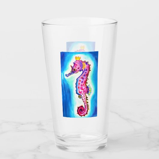 Seahorse Glass Cup Glas (Voorkant)