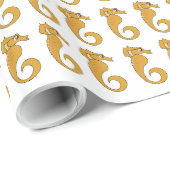 Seahorse - Glossy Wrapping Paper, 30 x 15' Cadeaupapier (Rol Hoek)