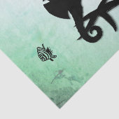 Seahorse in the Green Tissuepapier (Detail)