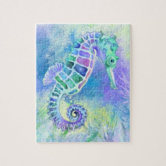 Seahorse Jigsaw Puzzle Merveilleuse Vie Sous-marin (Vertical)