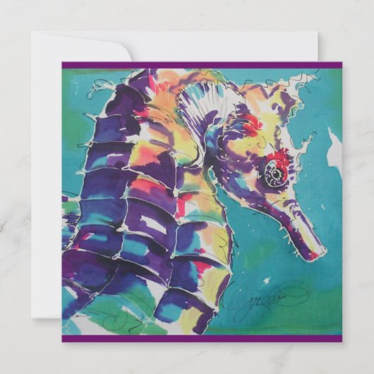 Seahorse Kaart (Voorkant)