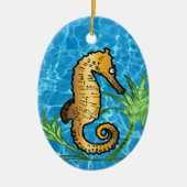 Seahorse Keramisch Ornament (Voorkant)