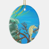 Seahorse Keramisch Ornament (Rechts)
