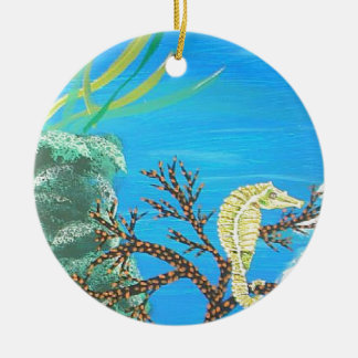 Seahorse Keramisch Ornament