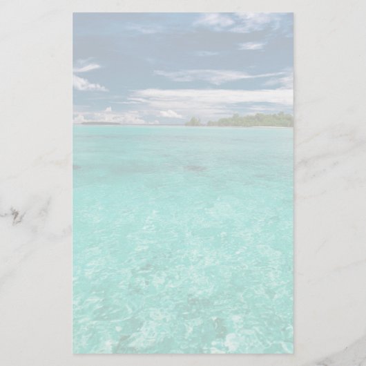 Seahorse Kerstmis Kinder Writers Paper Hartelijk d Briefpapier (Achterkant)