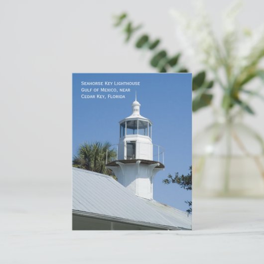 Seahorse Key Lighthouse Briefkaart (Staand voorkant)