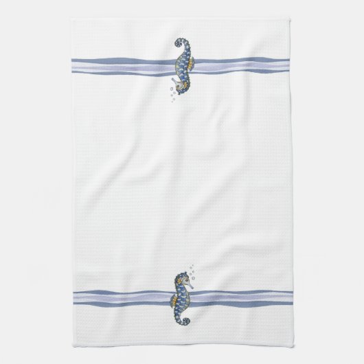 Seahorse - Kitchen Towel Theedoek (Verticaal)