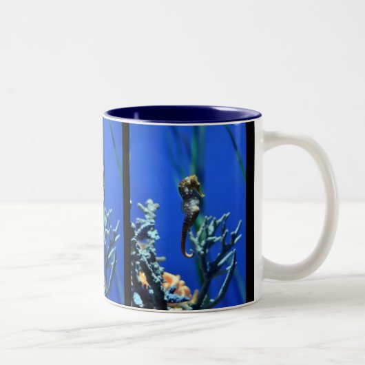 Seahorse Magic Tweekleurige Koffiemok (Rechts)