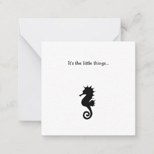 Seahorse Mini Bedankt voor je briefkaart