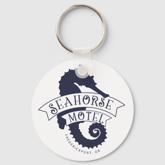 Seahorse Motel Sleutelhanger (Voorkant)